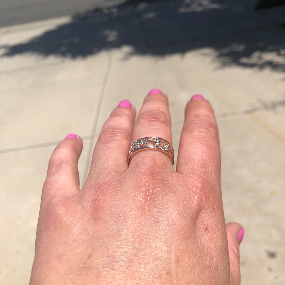 Size 10.5 Rose Gold Filled Ring/Band - Picture 4 of 7
